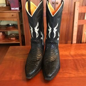 Frye Snake Cowboy Boots
